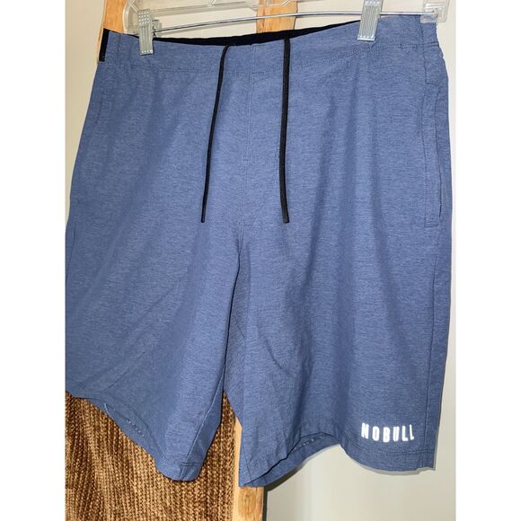NoBull Project Other - Nobull Mens Large Blue Lightweight Stretch Athletic Performance Shorts